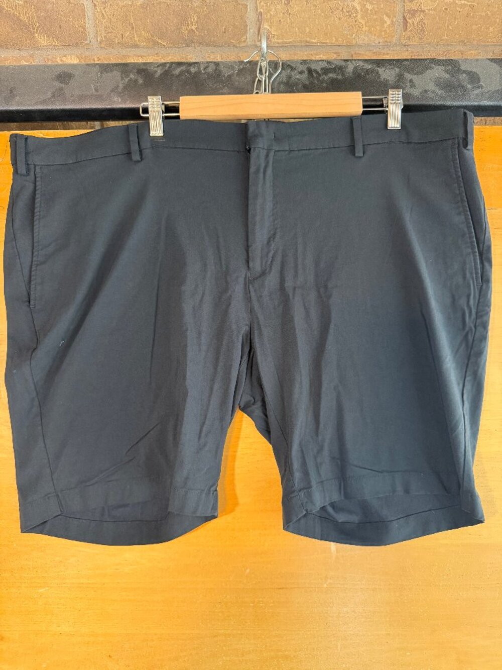 Kenneth Cole Awearness Slim Fit Black Men's Shorts 46